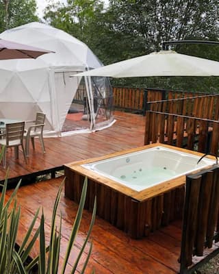 glamping con piscina cerca a bogota
